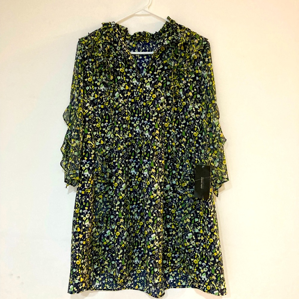 ZARA COLLECTION NWT Mini Floral Dress. Women’s Large